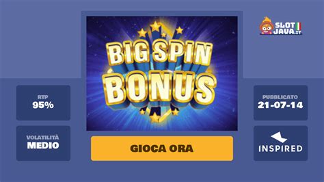 Big Spin Bonus NetBet